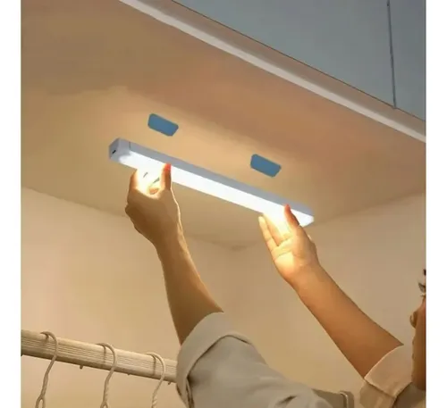 Barra Luz Led 50cm Recargable Sensor Mov Bajo Alacena Cocina