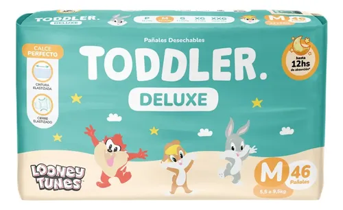 Pañales Toddler Deluxe M x 46