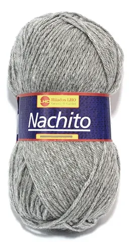Lana Nachito Cashmilon 4/7 Lho Acrílico X 100 Grs Color Gris Perla 43