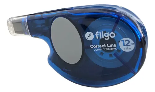 Borrador Cinta Corrector Filgo X 12 Metros 5 Mm Escolar