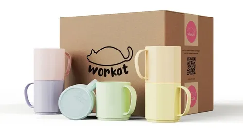 Tazas Rectas Sublimables Colores Pasteles 36u Polímero Apilables