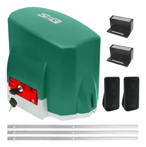 Motor Porton Corredizo Rápido Seg 600 Turbo Hierro Color Verde Frecuencia 50/60hz Tamaño Del Engranaje Z18