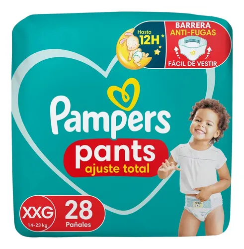 Pañales Pampers Pants Talla XXG, 28 Un