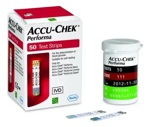 Accu-chek Performa 50 Unidades De Tiras Reactivas Rojas
