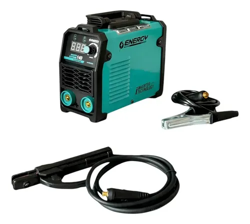 Soldadora Energy Inverter 140a Para Electrodo Igbt Mma Turquesa