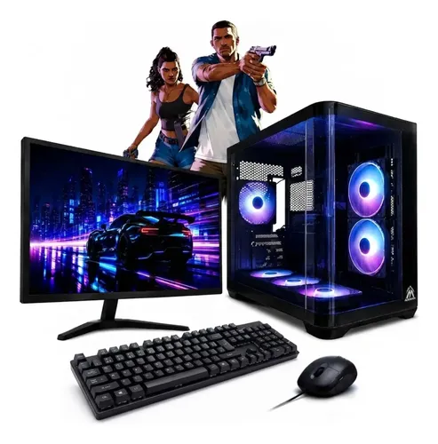 Pc Armada Ryzen 7 5700g 1tb 16gb Rgb Kit Gamer + Moni 24
