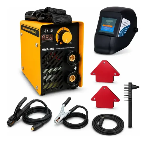 Soldadora Inverter 100amp + Mascara Fotosensible + Escuadra