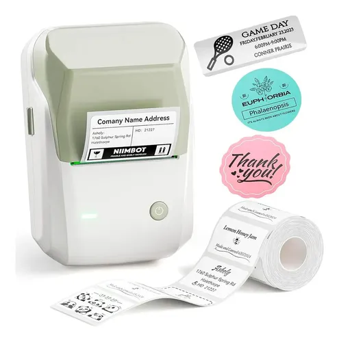 Impresora Termica Portatil Niimbot B1 Etiquetadora Inalambrica Sin Tinta Bateria 1500mAh Etiquetas 20 a 50mm Bluetooth