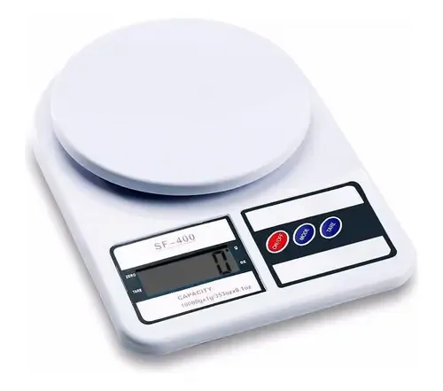 Balanza De Cocina Digital Blanco 10 Kg