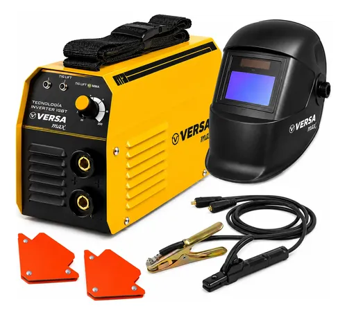 Soldadora Inverter 100 Amp + Mascara Fotosensible + Escuadra