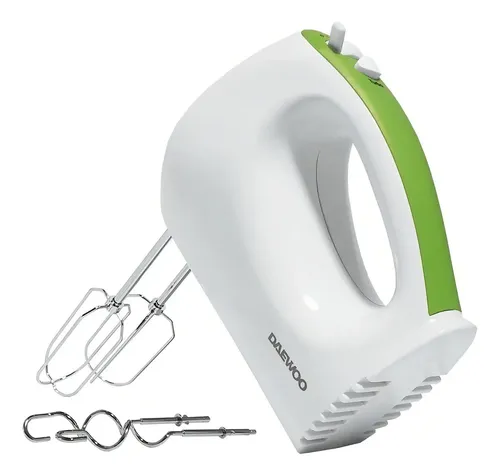 Batidora De Mano Daewoo Dhm208 Blanca 250w 5 Velocidades Color Blanco