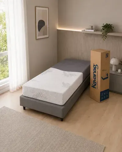 Colchón Kavanag Nuvia Box 1 Plaza 80x190 En Caja Espuma 30k