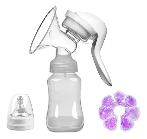 Sacaleche Manual Gadnic Diseño Portatil Mamadera 180 Ml