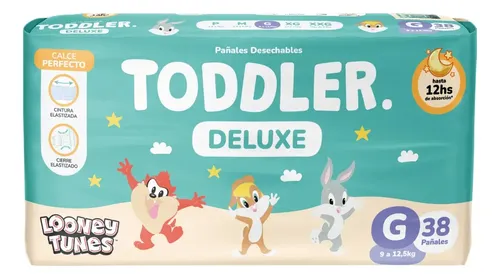 Pañales Toddler Deluxe G X 38